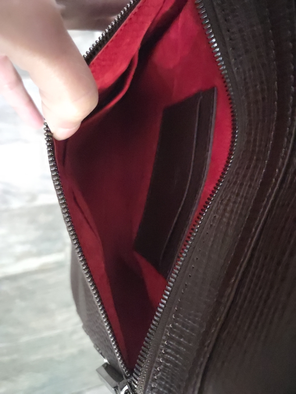 Hammitt Brown Leather VIP Medium Crossbody with Gunmetal Stud Accents - Picture 9 of 13